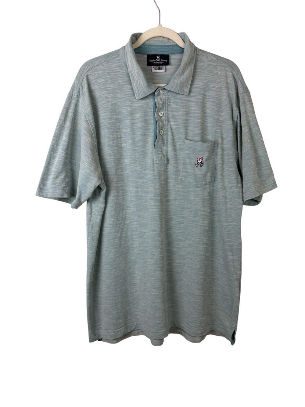 Psycho Bunny Slub Knit Pocket Polo Shirt